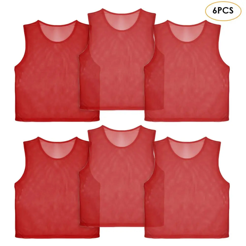 Plain Football Training Bibs – Team Practice Vests