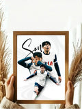 Son Heung-min Football Icon Poster