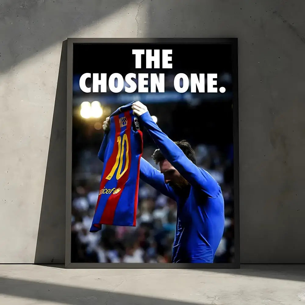 Lionel Messi Football Legend Poster
