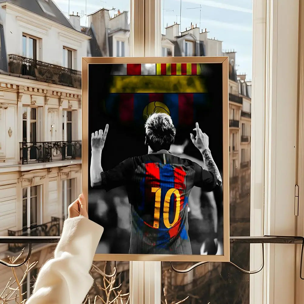 Lionel Messi Football Legend Poster