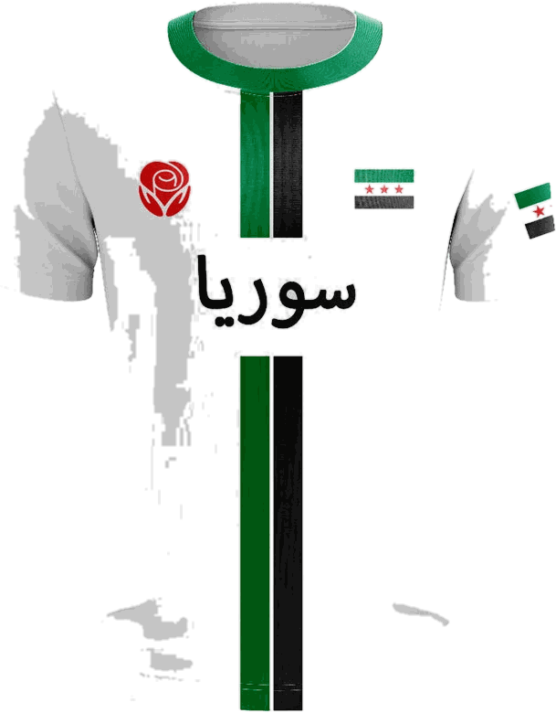 Syria Flag Football Jersey