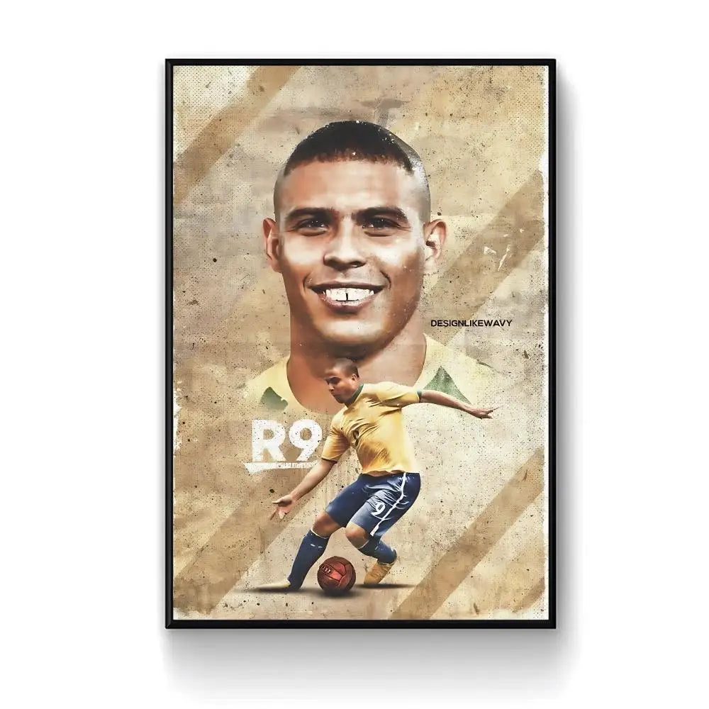 Ronaldo Brazilian footballer nr9 Poster
