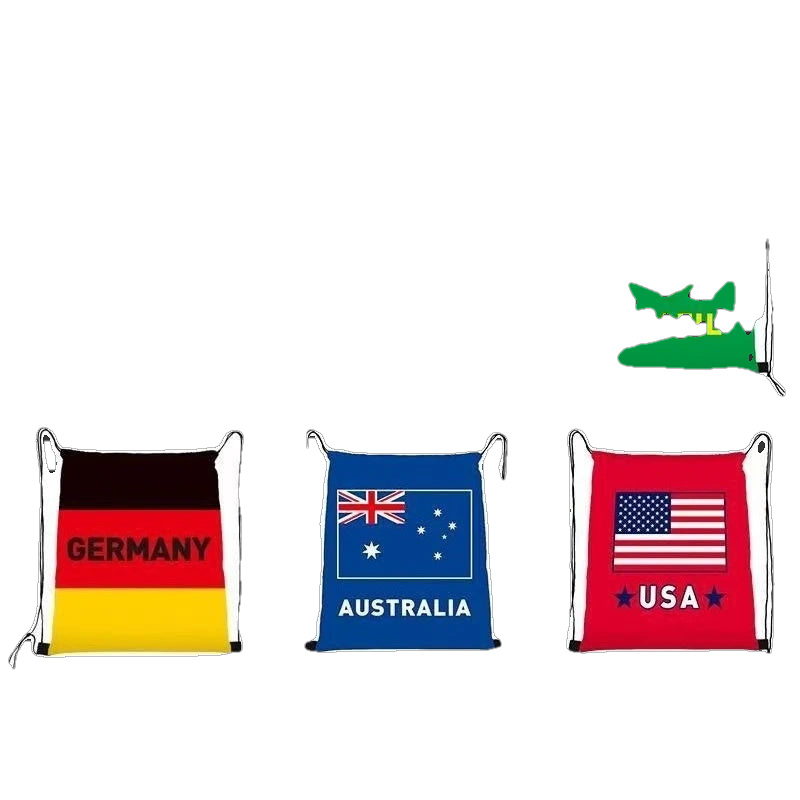 International Football Flag Drawstring Bag