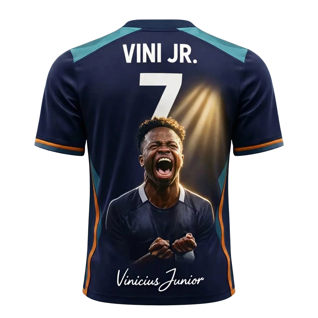 Vinícius Jr Tribute Football Fan T-Shirt