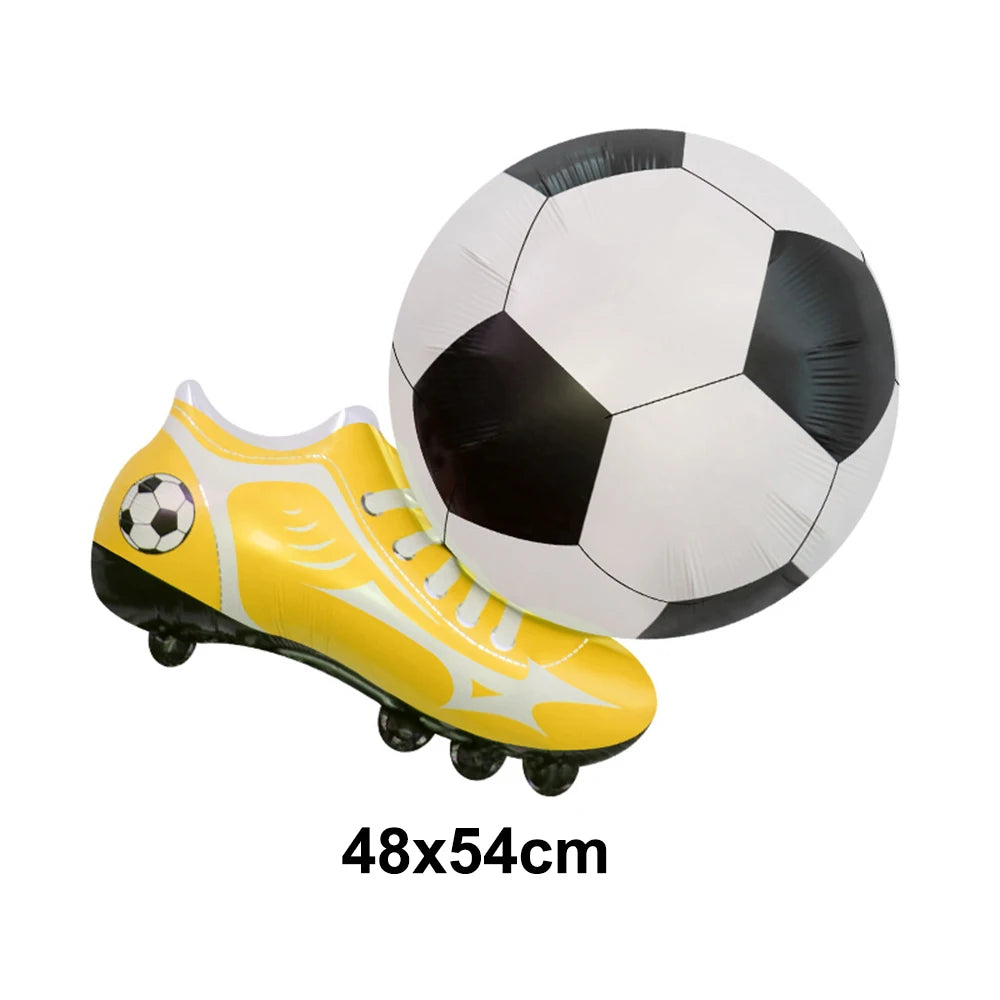 Giant Standing Football Trophy Foil Balloon – Champions Cup Party Decoration (UAE)