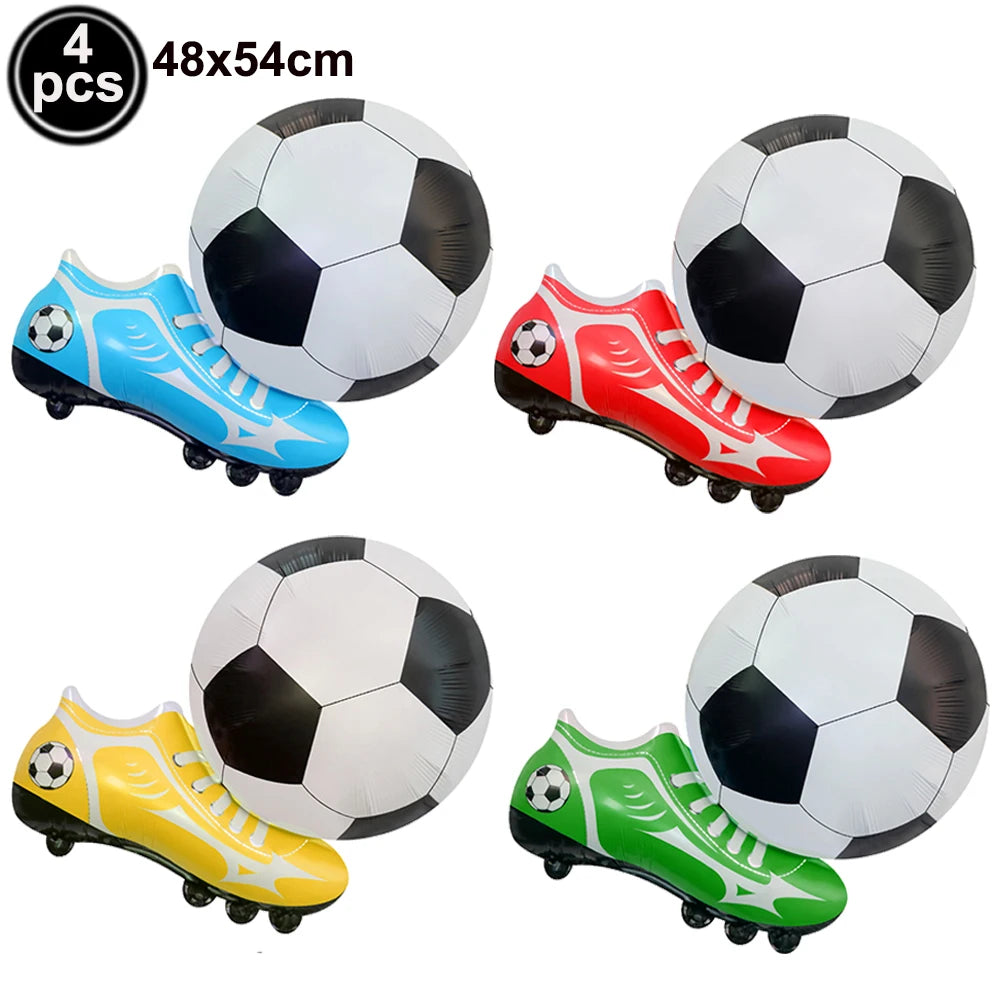 Giant Standing Football Trophy Foil Balloon – Champions Cup Party Decoration (UAE)