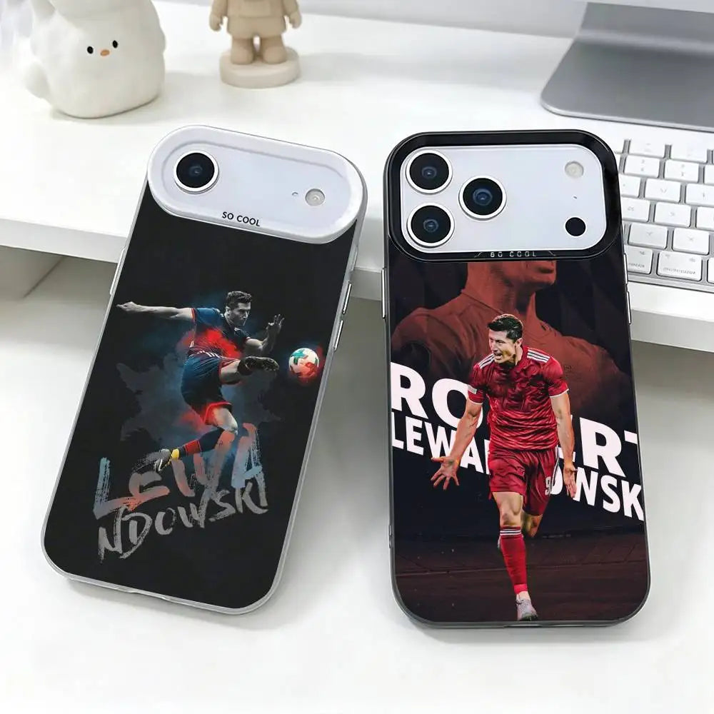 Robert Lewandowski Silver iPhone Case