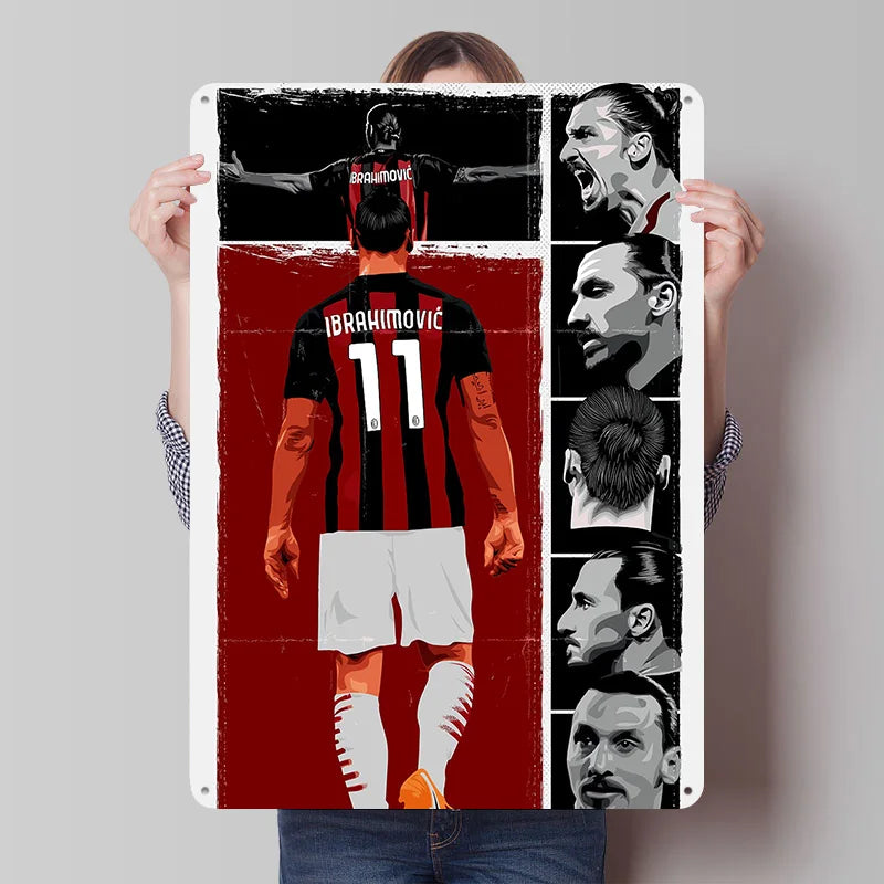 Zlatan Ibrahimović Football Legend Poster