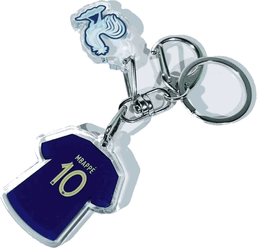 Lionel Messi & Cristiano Ronaldo Brazil Keychain