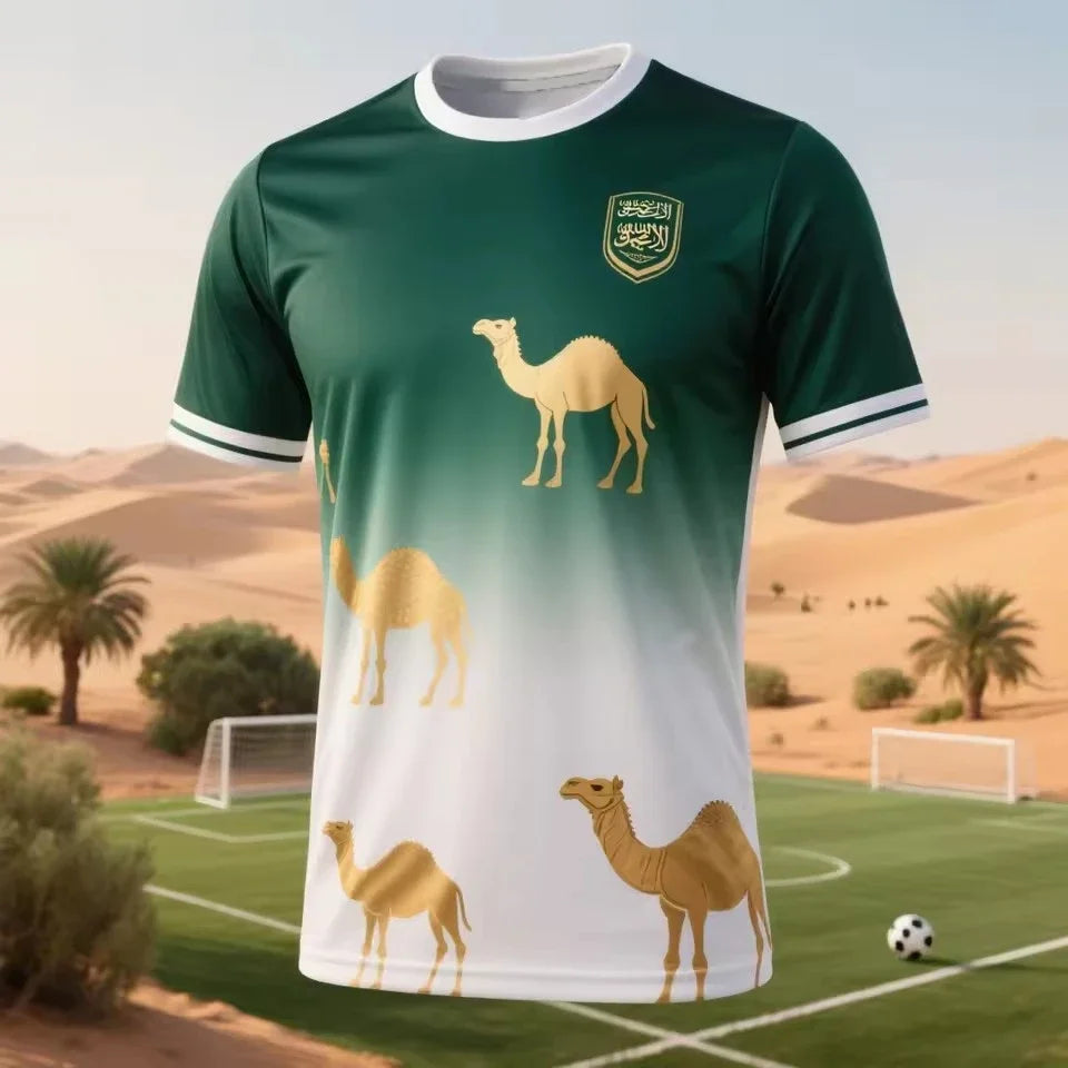 Saudi Arabia Flag Football T-Shirt