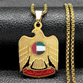UAE Flag Eagle Necklace – United Arab Emirates