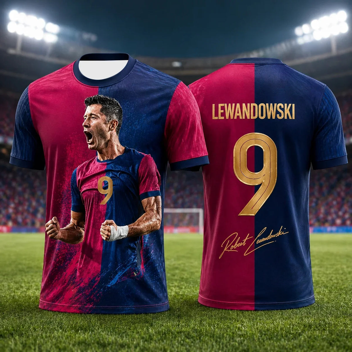 Kids Robert Lewandowski Football T-Shirt