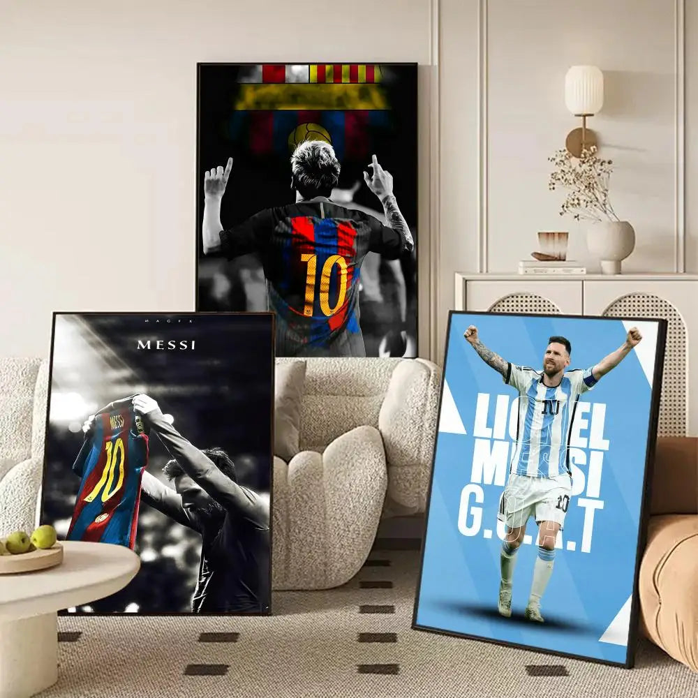 Lionel Messi Football Legend Poster