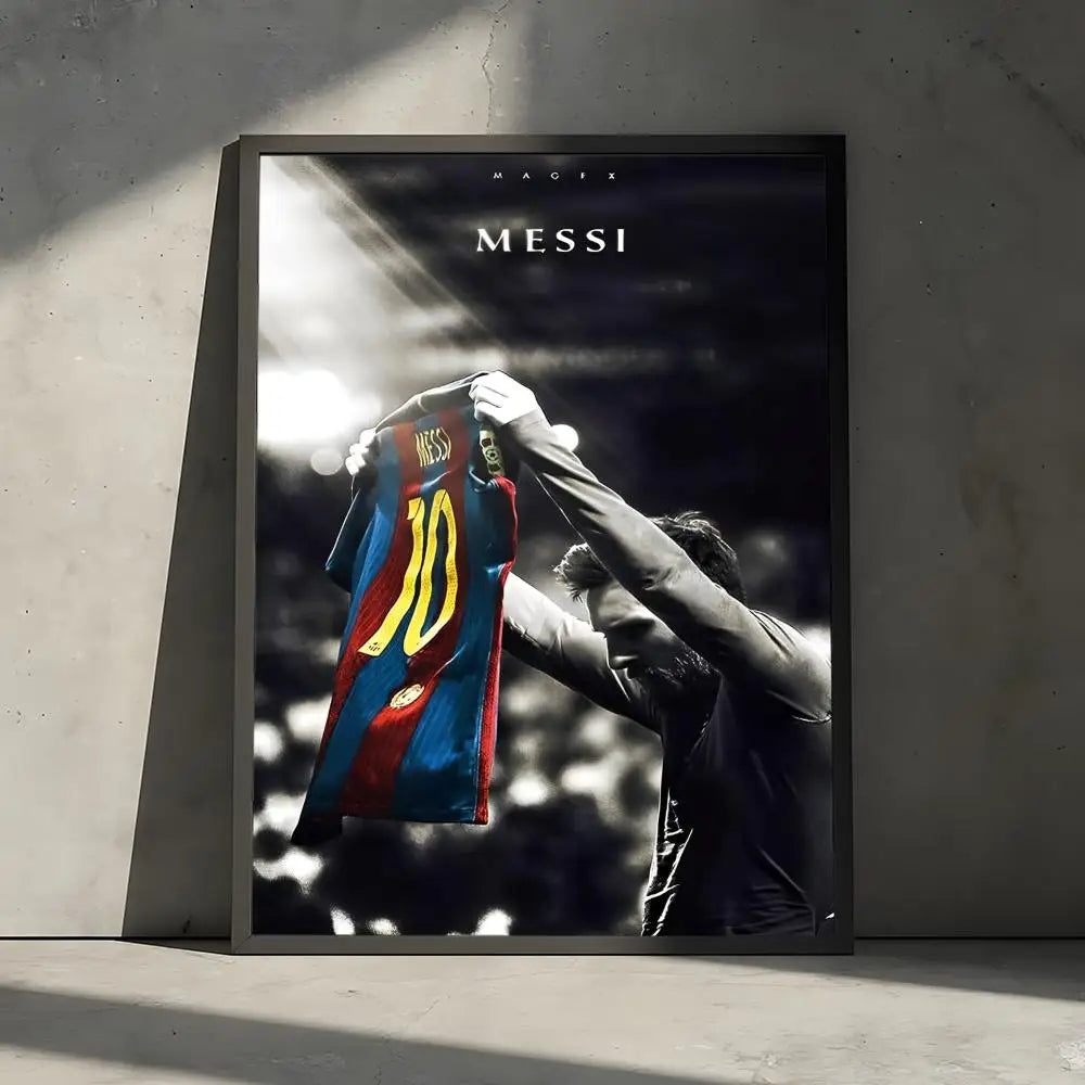 Lionel Messi Football Legend Poster