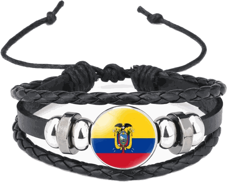 South America & World Football Country Flag Bracelets – 17 Designs