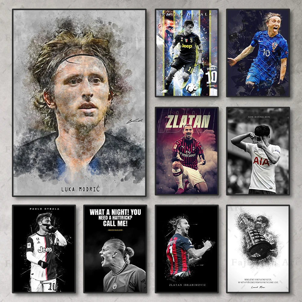 Zlatan Ibrahimović & Luka Modrić Poster