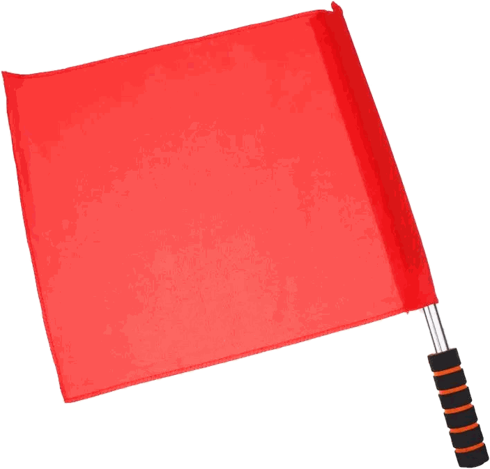 Professional Referee Linesman Flag