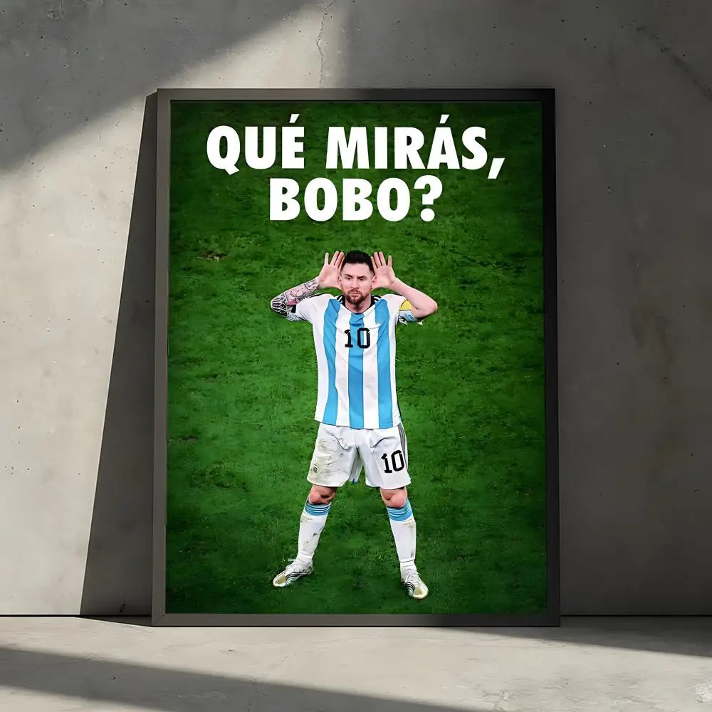 Lionel Messi Football Legend Poster