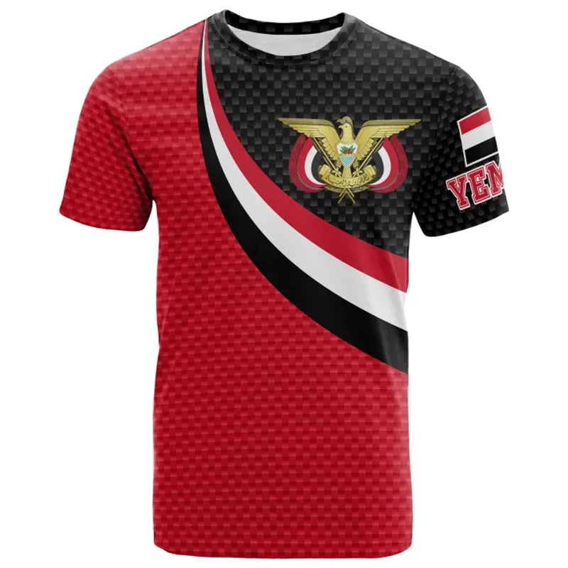 Yemen Flag Football T-Shirt