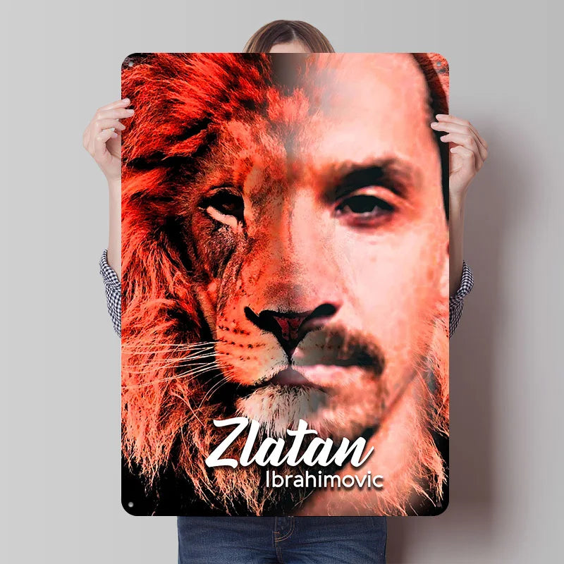 Zlatan Ibrahimović Football Legend Poster