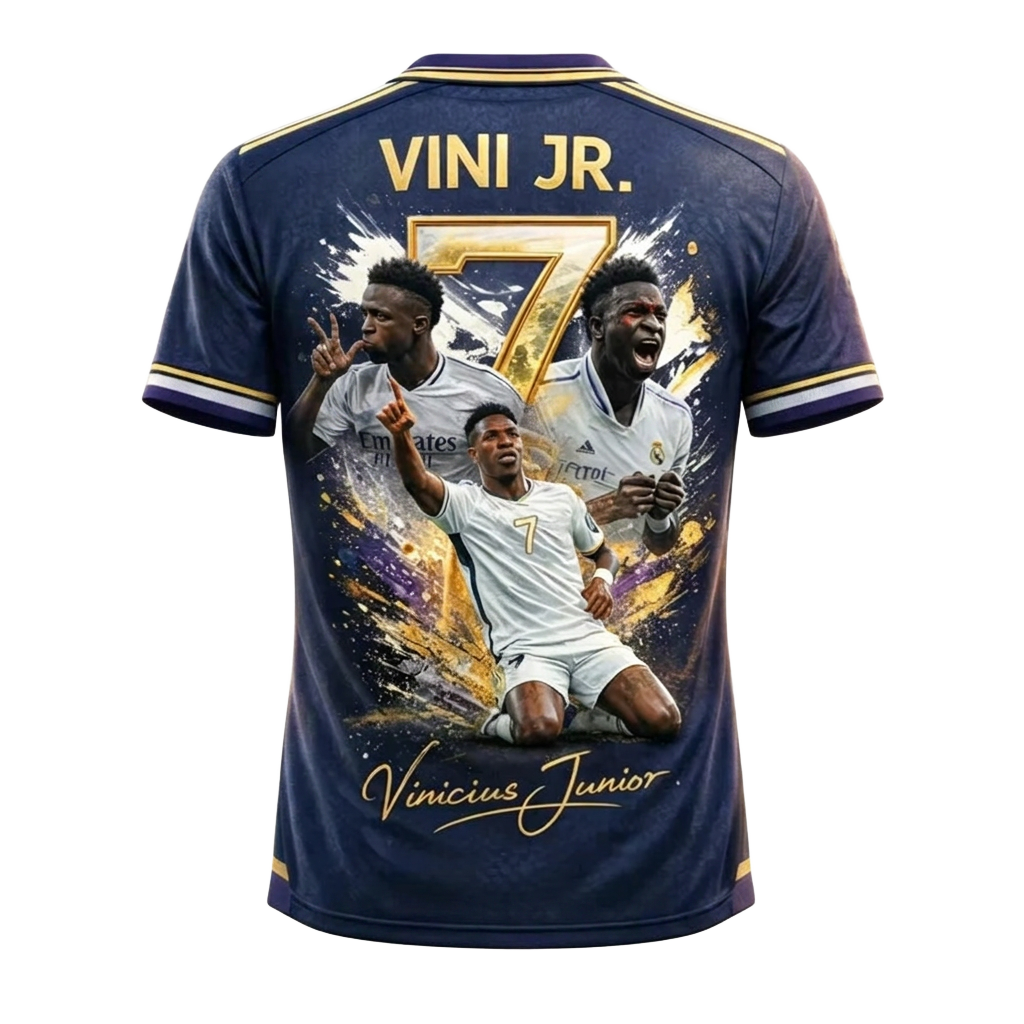 Vinícius Jr Tribute Football Fan T-Shirt