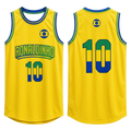 Ronaldinho #10 Brazil Green Tank Top