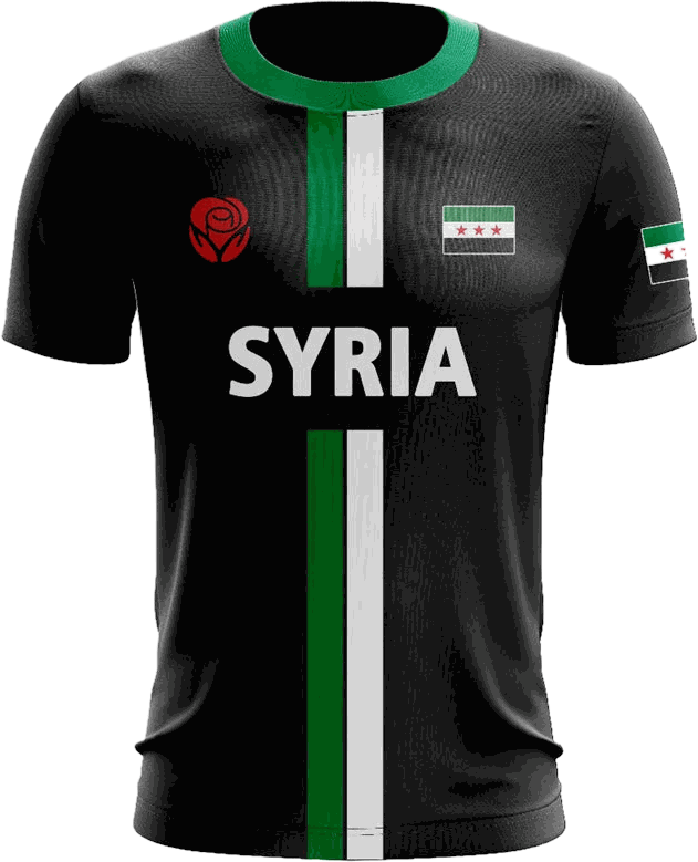 Syria Flag Football Jersey