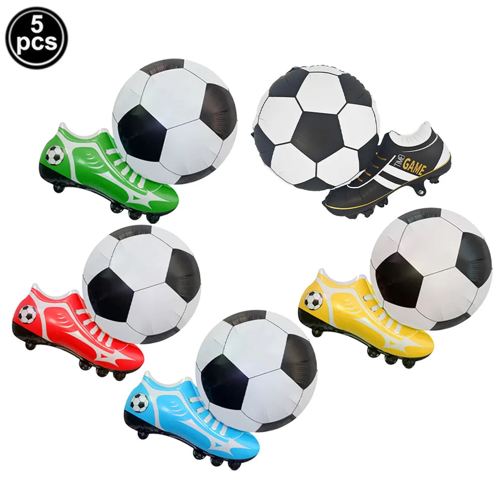 Giant Standing Football Trophy Foil Balloon – Champions Cup Party Decoration (UAE)