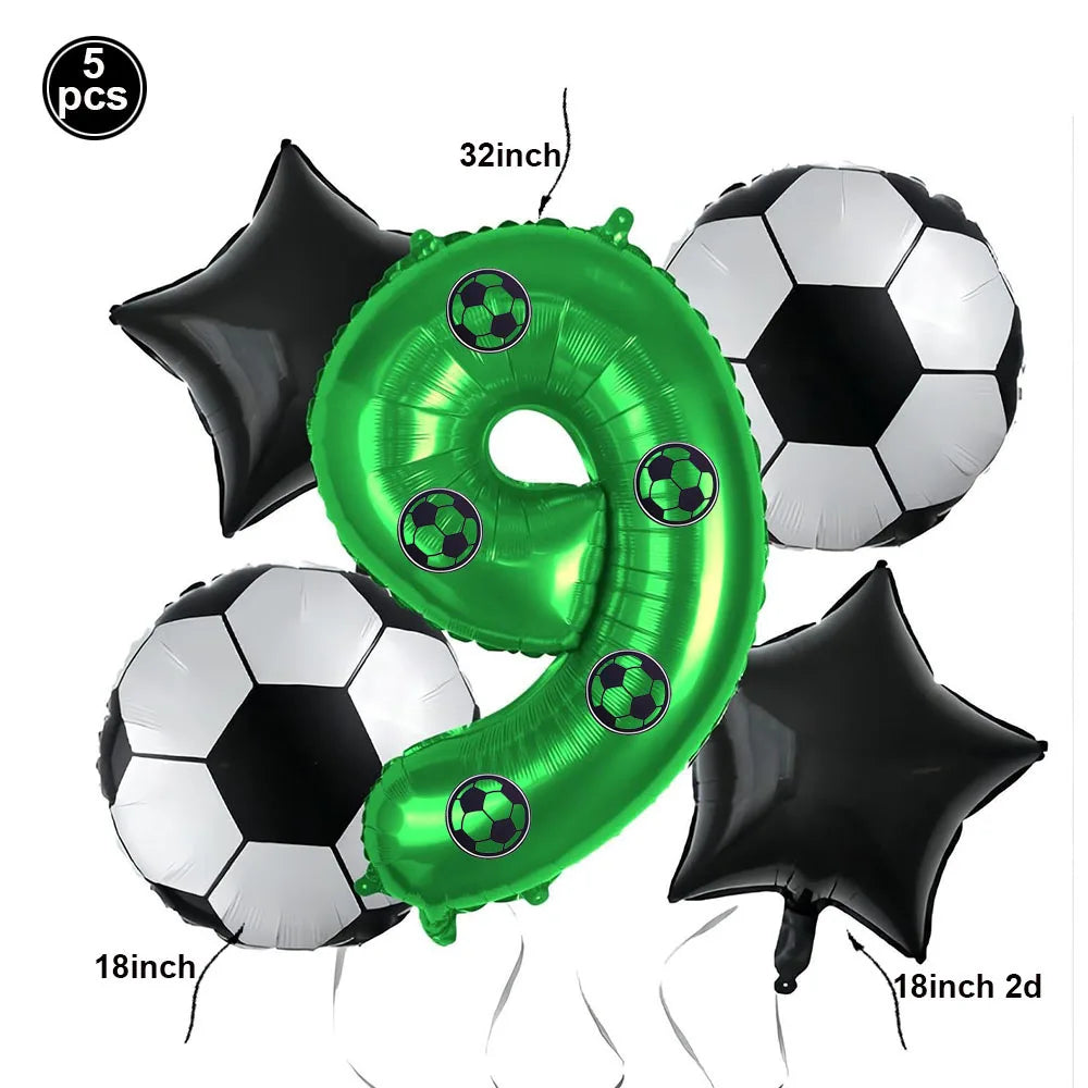 Giant Standing Football Trophy Foil Balloon – Champions Cup Party Decoration (UAE)