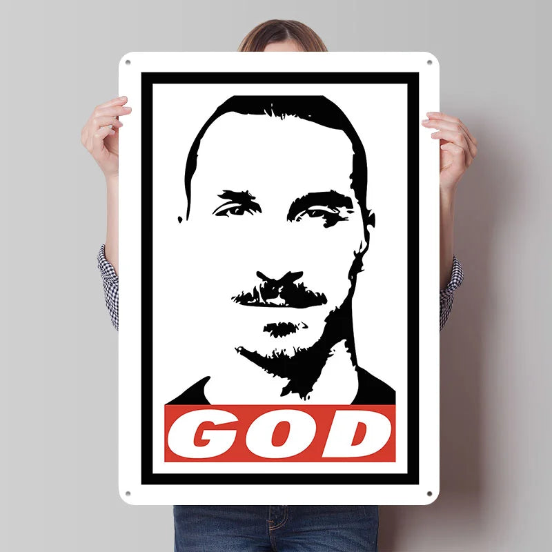 Zlatan Ibrahimović Football Legend Poster