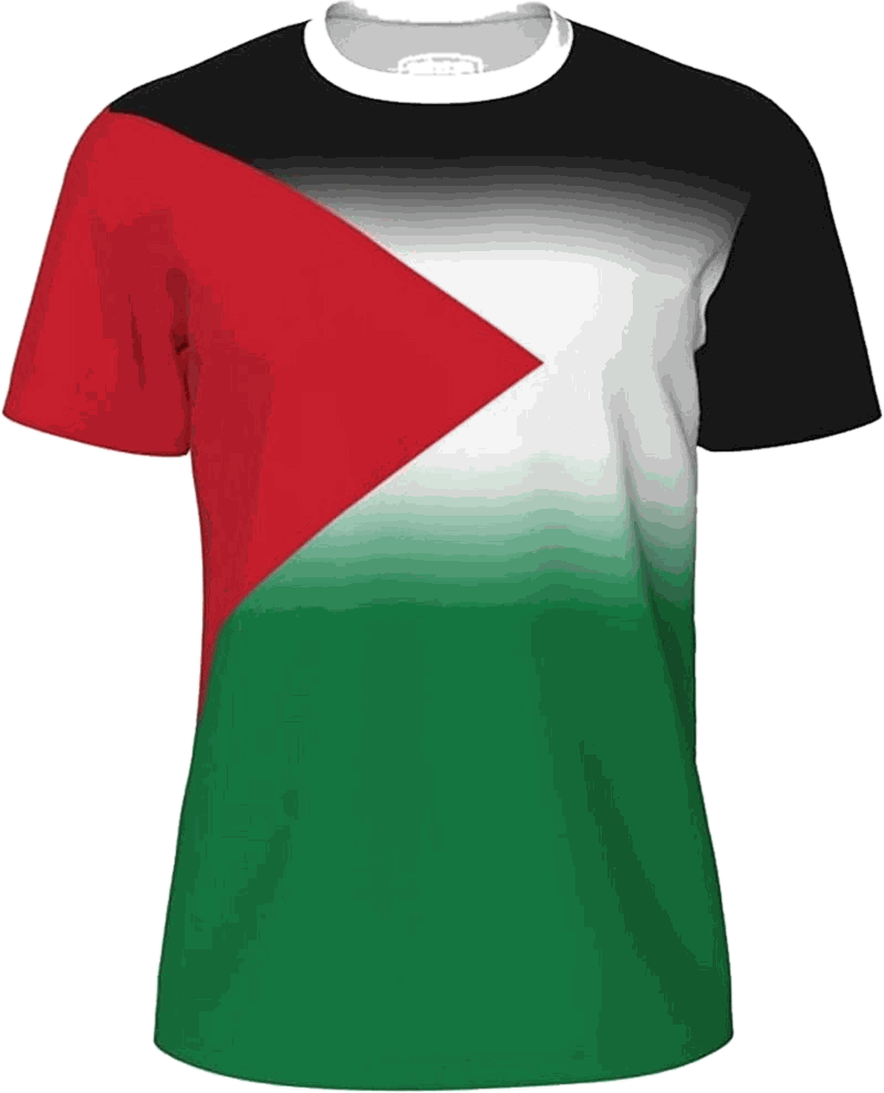 Palestine Flag Football T-Shirt