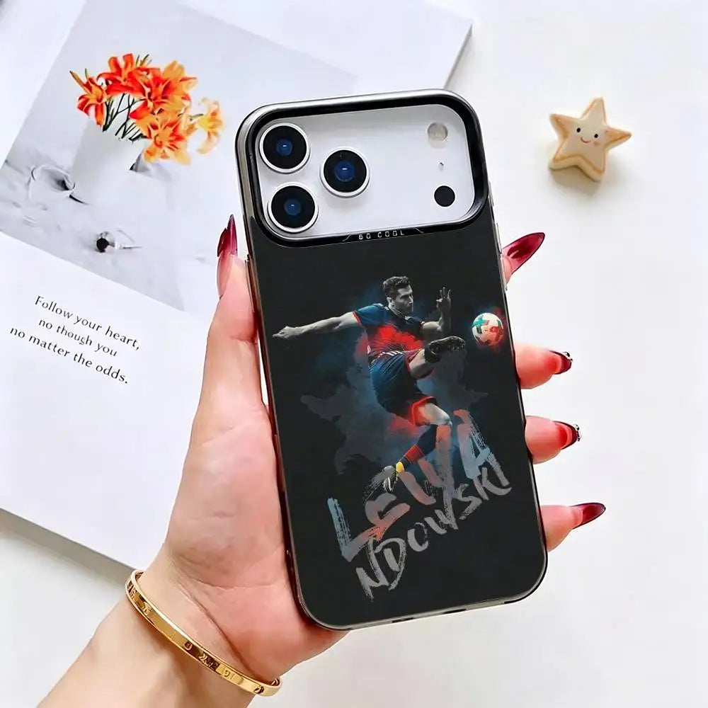 Robert Lewandowski Silver iPhone Case
