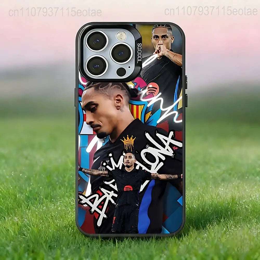 Raphinha Brazil Black iPhone Case