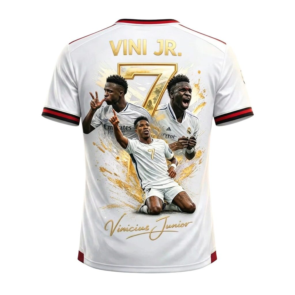 Vinícius Jr Tribute Football Fan T-Shirt