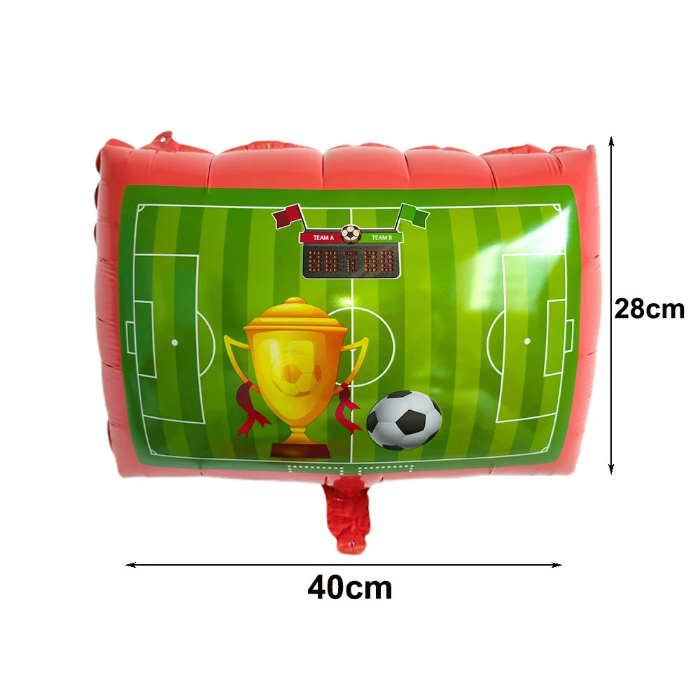 Giant Standing Football Trophy Foil Balloon – Champions Cup Party Decoration (UAE)