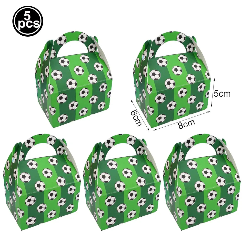 Football Party Decoration Set – Balloons, Tablecloths, Straws & Party Bags
