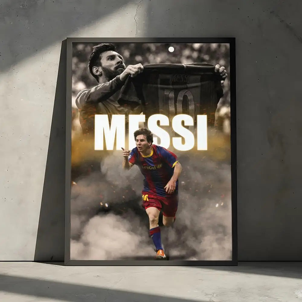 Lionel Messi Football Legend Poster