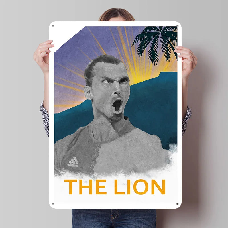 Zlatan Ibrahimović Football Legend Poster
