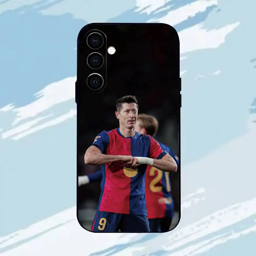جراب سامسونج جالاكسي أسود روبرت ليفاندوفسكي