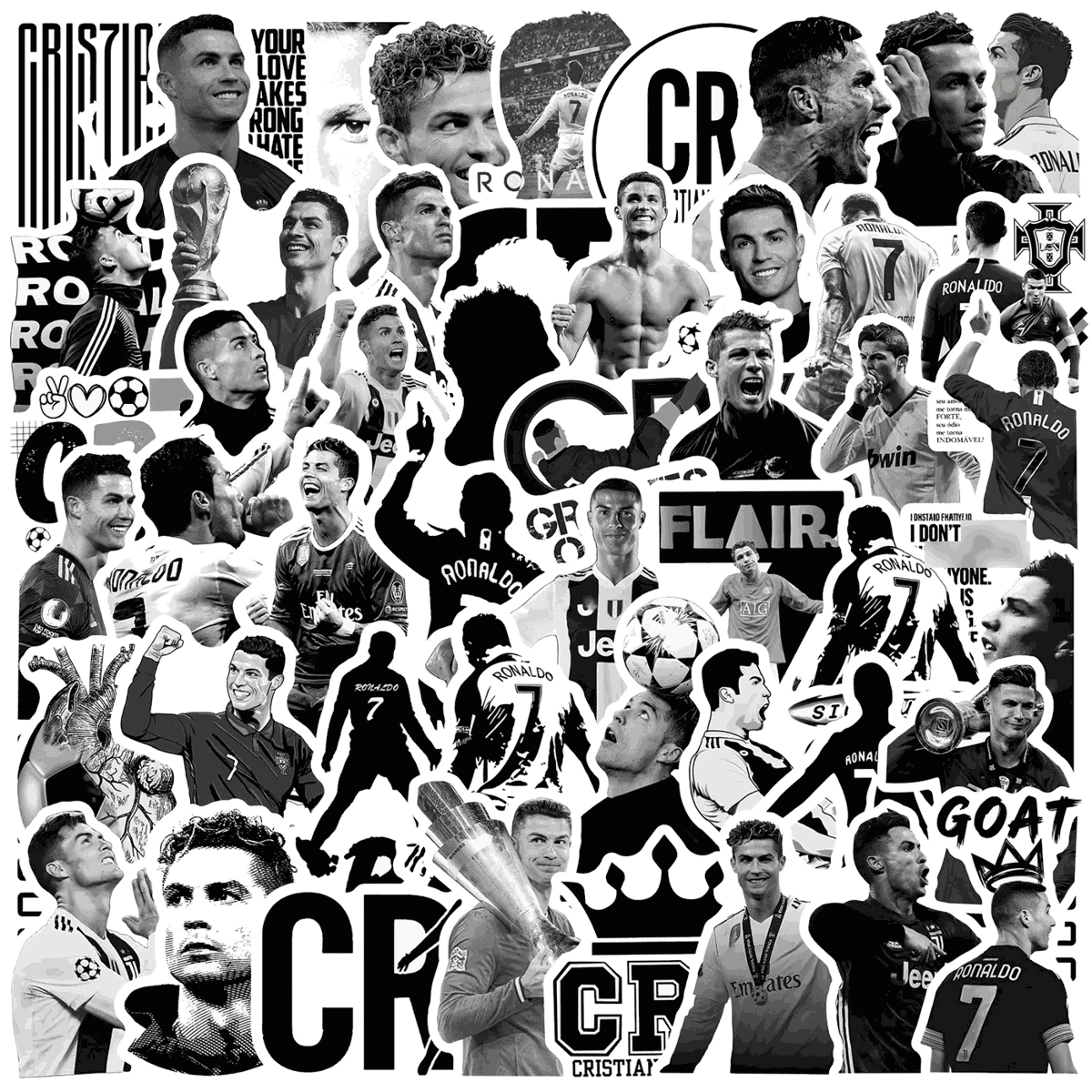 CR7 GOAT Sticker Pack
