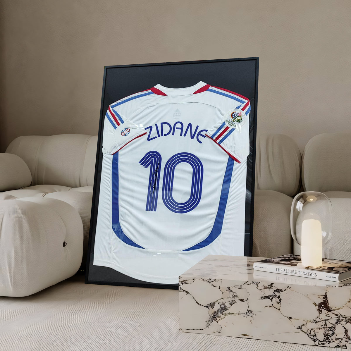 Zidane CLASSIC FRAMED JERSEY — 60 × 90 CM