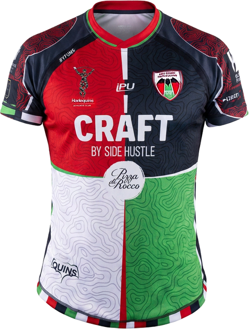 Abu Dhabi Harlequins jersey, transparent background
